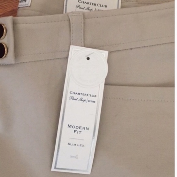 🎭CHARTER CLUB🎭NWT STRAIGHT LEG PANTS🎭 - Picture 5 of 6